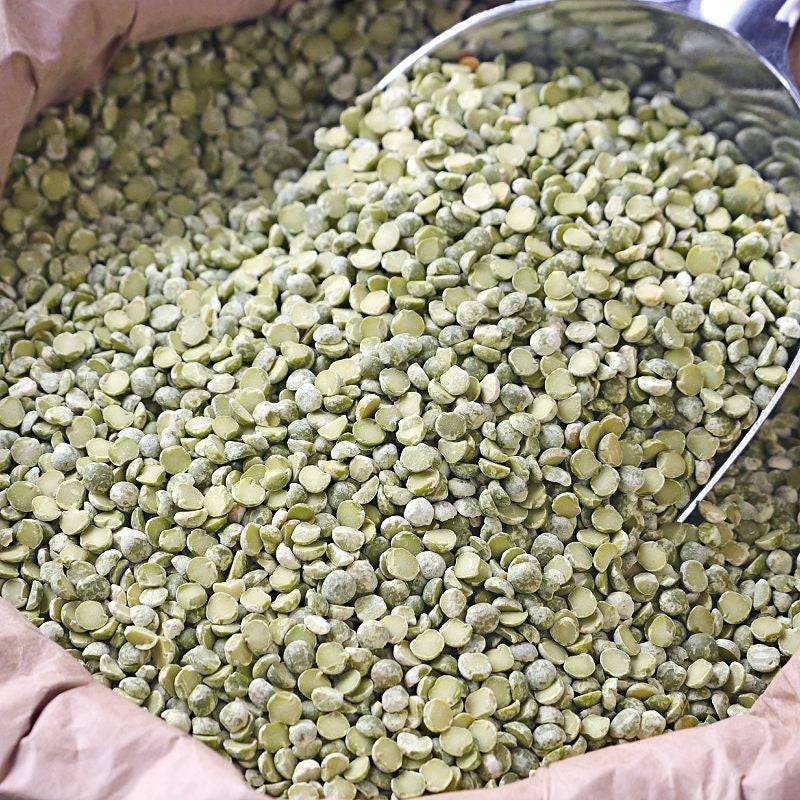 Bio-Erbsen grün (Hälften) – Erhältlich bei Kornkiste, der nachhaltigen Unverpackt-Online-Foodcoop. Bio, plastikfrei und ökologisch verpackt im praktischen Mehrweg-Großgebinde. Lose und ressourcenschonend für gemeinschaftliches, bewusstes Einkaufen. Jetzt online bestellen!