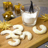 Bio-Vanillezucker (5% Bourbon-Vanille) – Erhältlich bei Kornkiste, der nachhaltigen Unverpackt-Online-Foodcoop. Bio, plastikfrei und ökologisch verpackt im praktischen Mehrweg-Großgebinde. Lose und ressourcenschonend für gemeinschaftliches, bewusstes Einkaufen. Jetzt online bestellen!