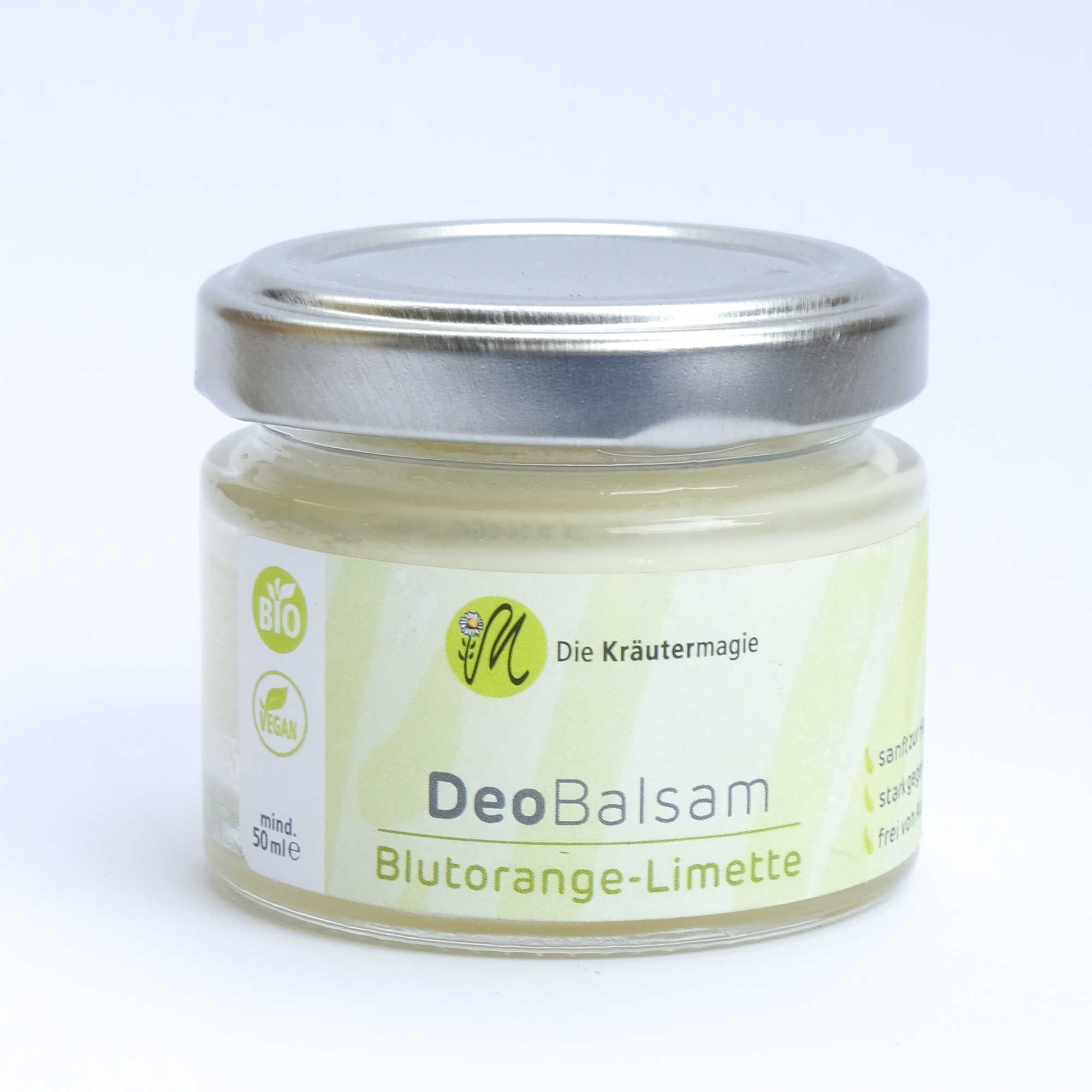 Deo-Balsam von Kräutermagie – Erhältlich bei Kornkiste, der nachhaltigen Unverpackt-Online-Foodcoop. Bio, plastikfrei und ökologisch verpackt im praktischen Mehrweg-Großgebinde. Lose und ressourcenschonend für gemeinschaftliches, bewusstes Einkaufen. Jetzt online bestellen!