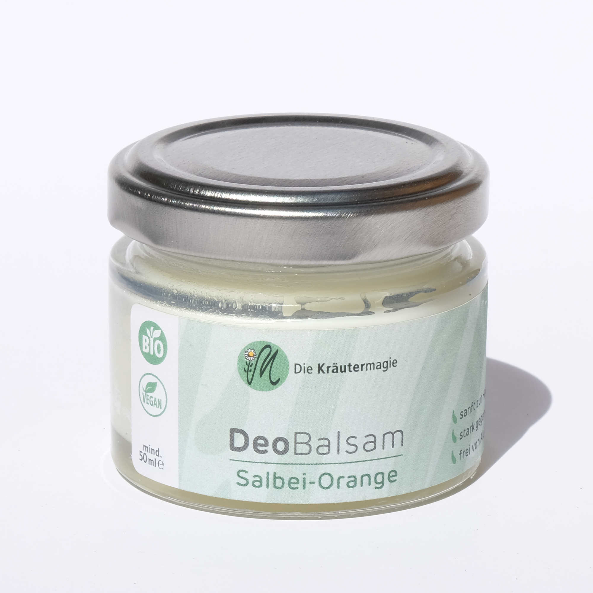 Deo-Balsam von Kräutermagie – Erhältlich bei Kornkiste, der nachhaltigen Unverpackt-Online-Foodcoop. Bio, plastikfrei und ökologisch verpackt im praktischen Mehrweg-Großgebinde. Lose und ressourcenschonend für gemeinschaftliches, bewusstes Einkaufen. Jetzt online bestellen!