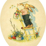Osterei Füllei Vintage-Style "Ostermalerei" 9cm