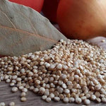 Bio-Quinoa weiß – Erhältlich bei Kornkiste, der nachhaltigen Unverpackt-Online-Foodcoop. Bio, plastikfrei und ökologisch verpackt im praktischen Mehrweg-Großgebinde. Lose und ressourcenschonend für gemeinschaftliches, bewusstes Einkaufen. Jetzt online bestellen!