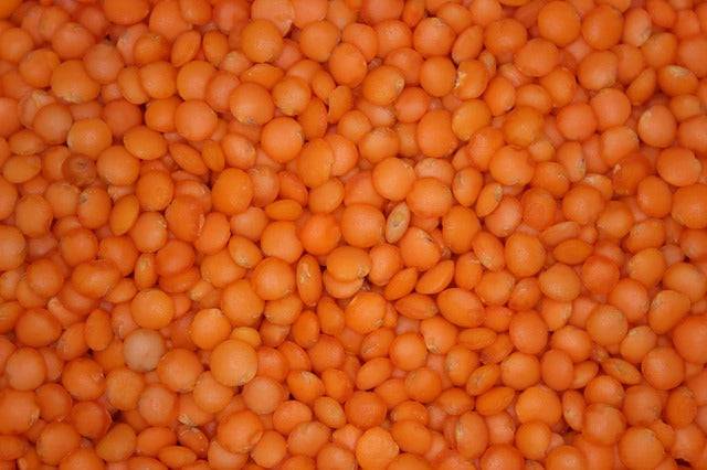 Bio-Linsen rot (geschält) – Erhältlich bei Kornkiste, der nachhaltigen Unverpackt-Online-Foodcoop. Bio, plastikfrei und ökologisch verpackt im praktischen Mehrweg-Großgebinde. Lose und ressourcenschonend für gemeinschaftliches, bewusstes Einkaufen. Jetzt online bestellen!