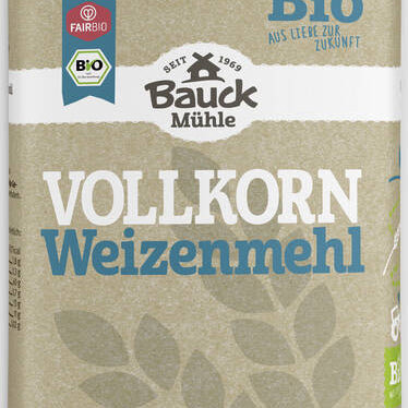 Verpackung: Bio-Weizen Mehl Vollkorn