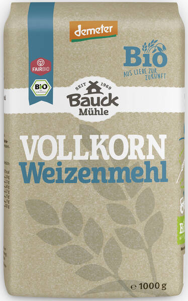 Verpackung: Bio-Weizen Mehl Vollkorn