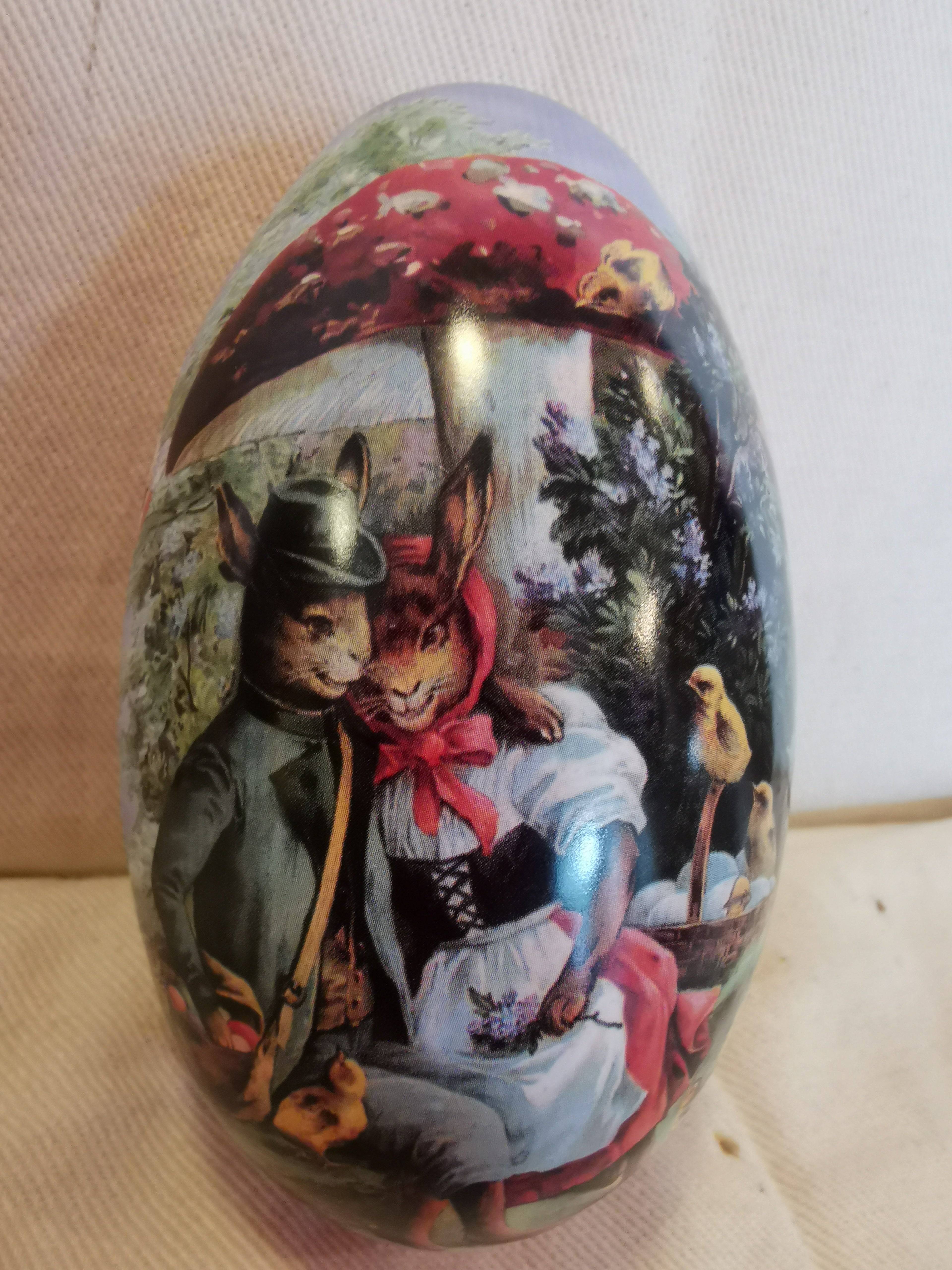 Ostern Osterei Füllei Metall "Hasenliebe"