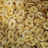Bio-Bananenchips vegan – Erhältlich bei Kornkiste, der nachhaltigen Unverpackt-Online-Foodcoop. Bio, plastikfrei und ökologisch verpackt im praktischen Mehrweg-Großgebinde. Lose und ressourcenschonend für gemeinschaftliches, bewusstes Einkaufen. Jetzt online bestellen!