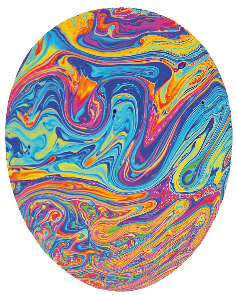 Osterei Füllei Farbtanz 12cm